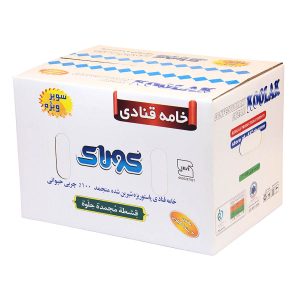 خامه قنادی پاستوریزه شیرین شده منجمد (سوپر ویژه)